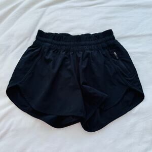 Lululemon Speed Up Shorts 2.5" Black Running Athletic Gym Shorts Size 6